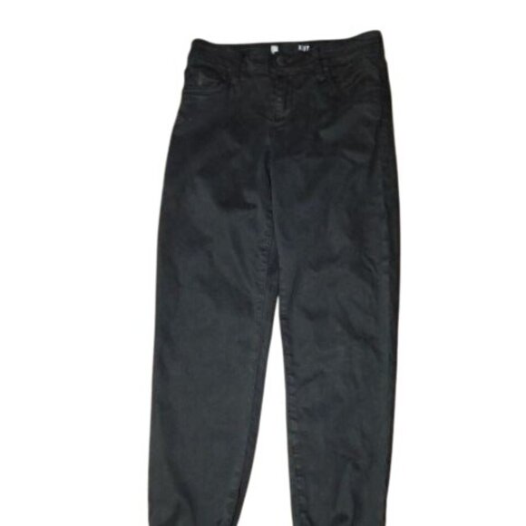 Kut from the Kloth Size 2 Black Amy Crop STRETCH Denim Jeans - Picture 1 of 3